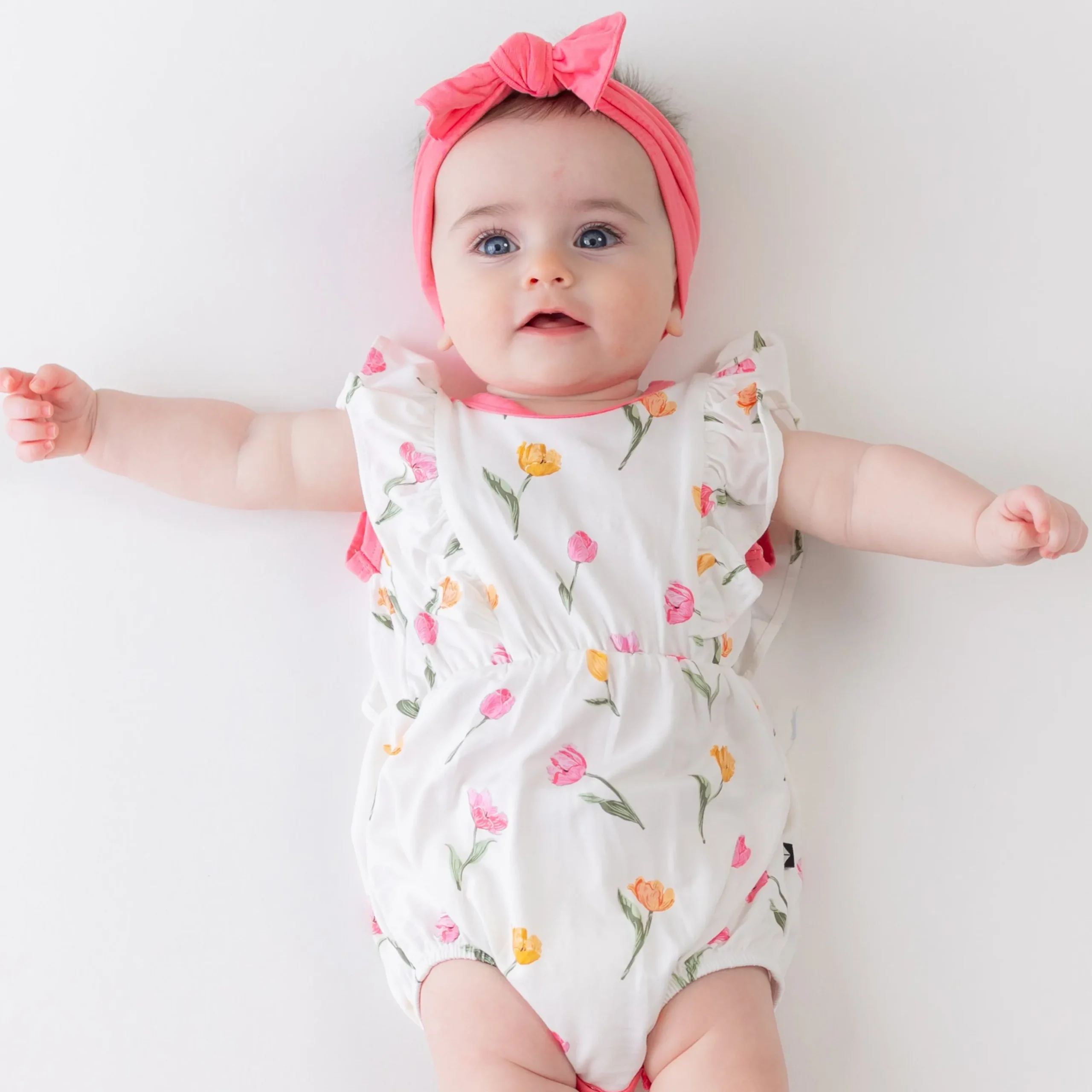Bubble Romper in Tulip