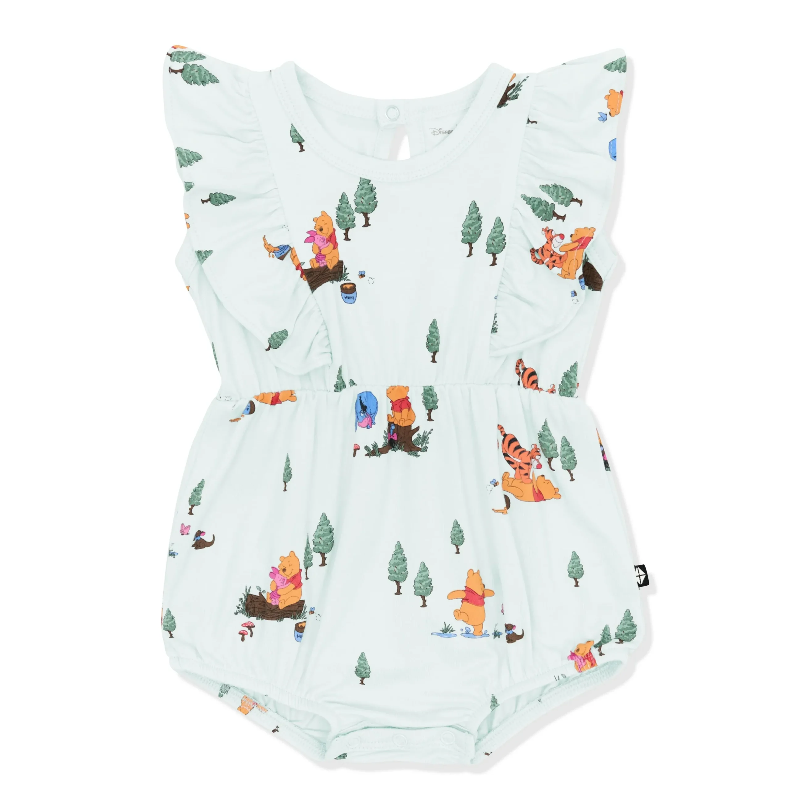 Bubble Romper in Winnie the Pooh Hundred Acre Wood