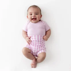 Bummies in Gingham Thistle
