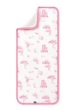 Burp Cloth in Toile Ballet