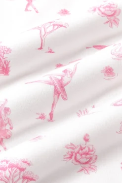 Burp Cloth in Toile Ballet