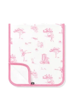 Burp Cloth in Toile Ballet