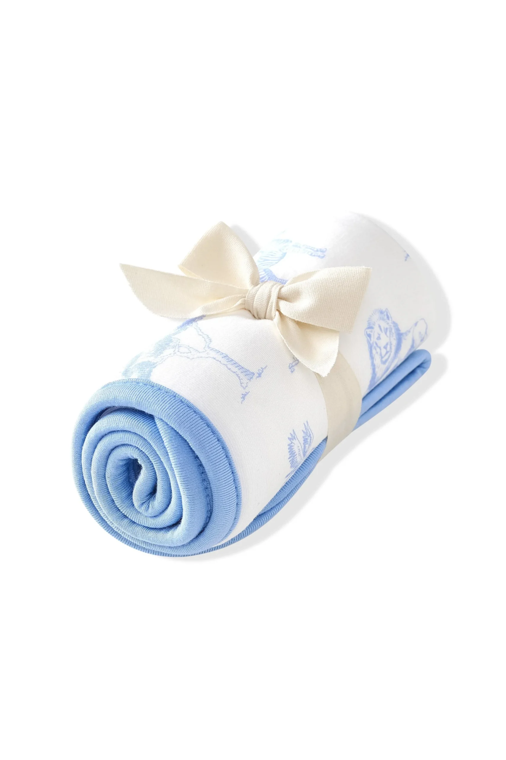 Burp Cloth in Toile Safari