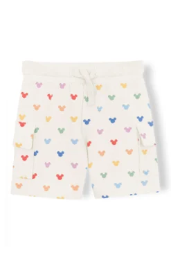Cargo Short in Pastel Mickey Mouse