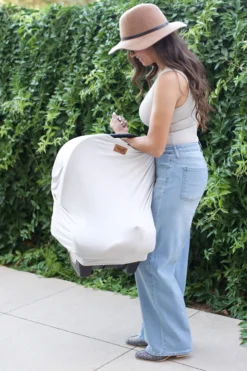 Car Seat Cover in Oat