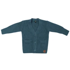 Chunky Knit Oversized Cardigan in Atlantic