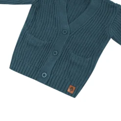 Chunky Knit Oversized Cardigan in Atlantic
