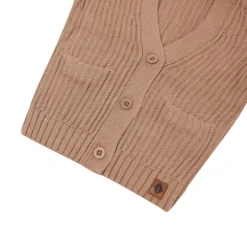 Chunky Knit Oversized Cardigan in Latte