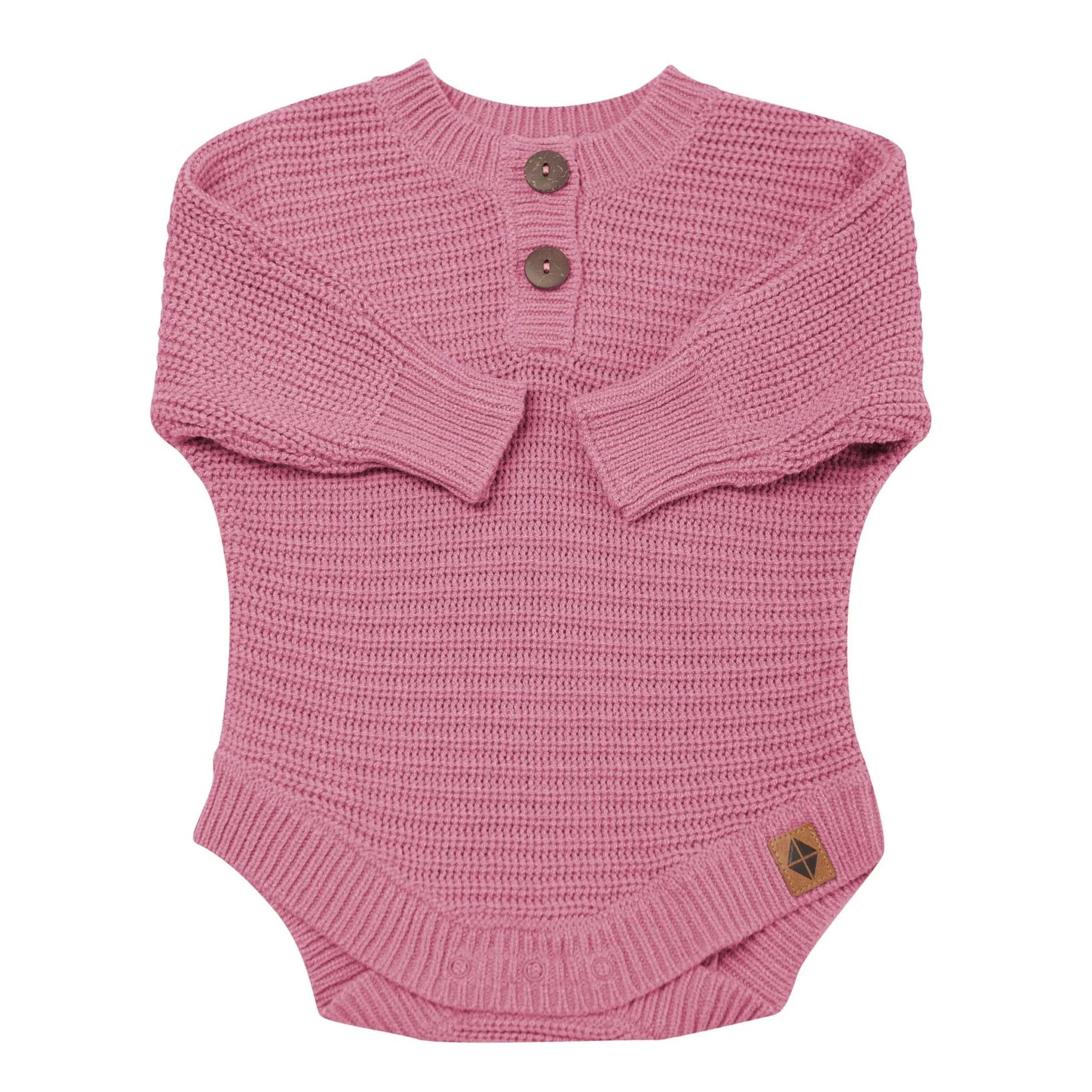 Chunky Knit Romper in Apple Blossom