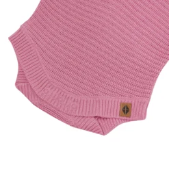 Chunky Knit Romper in Apple Blossom