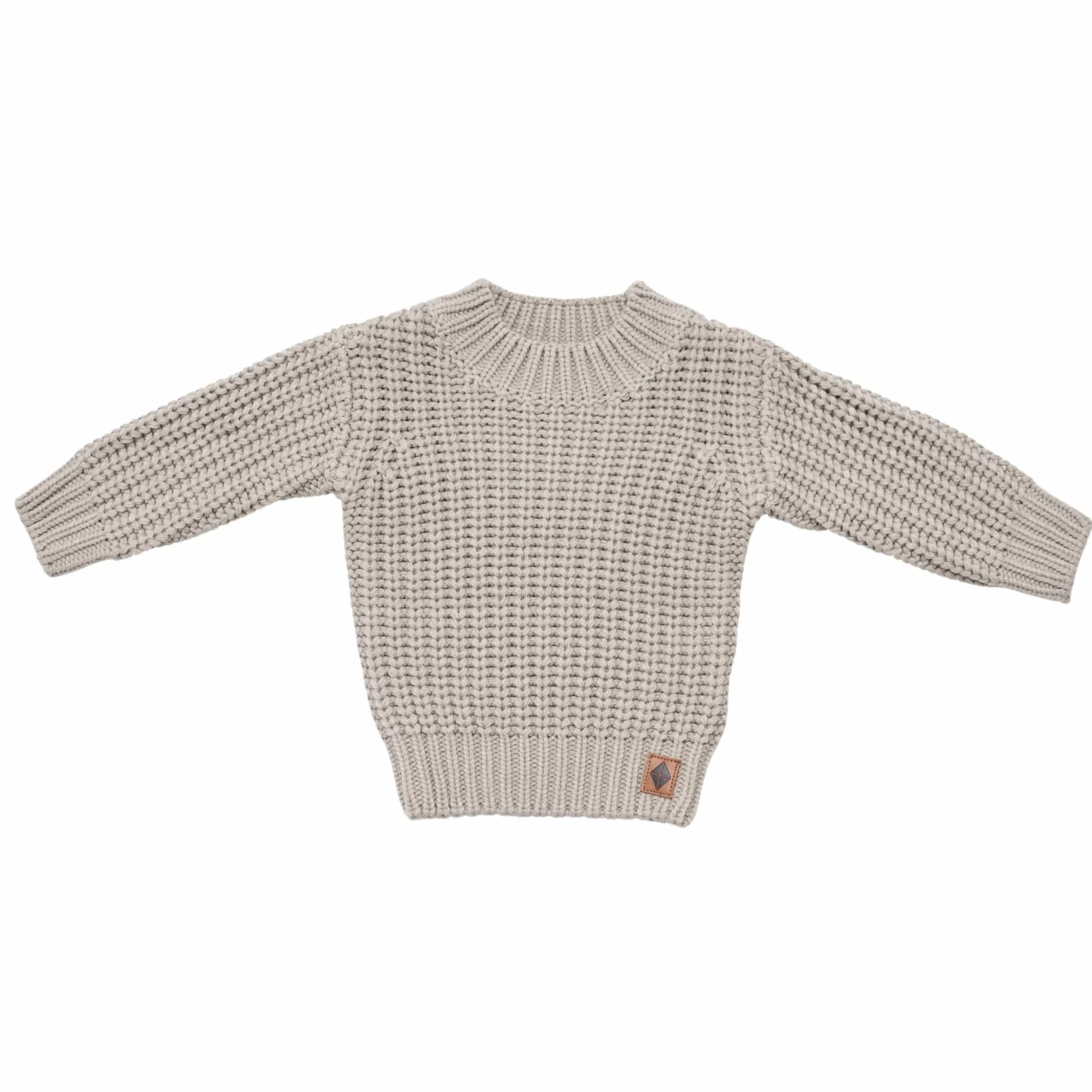 Chunky Knit Sweater in Almond