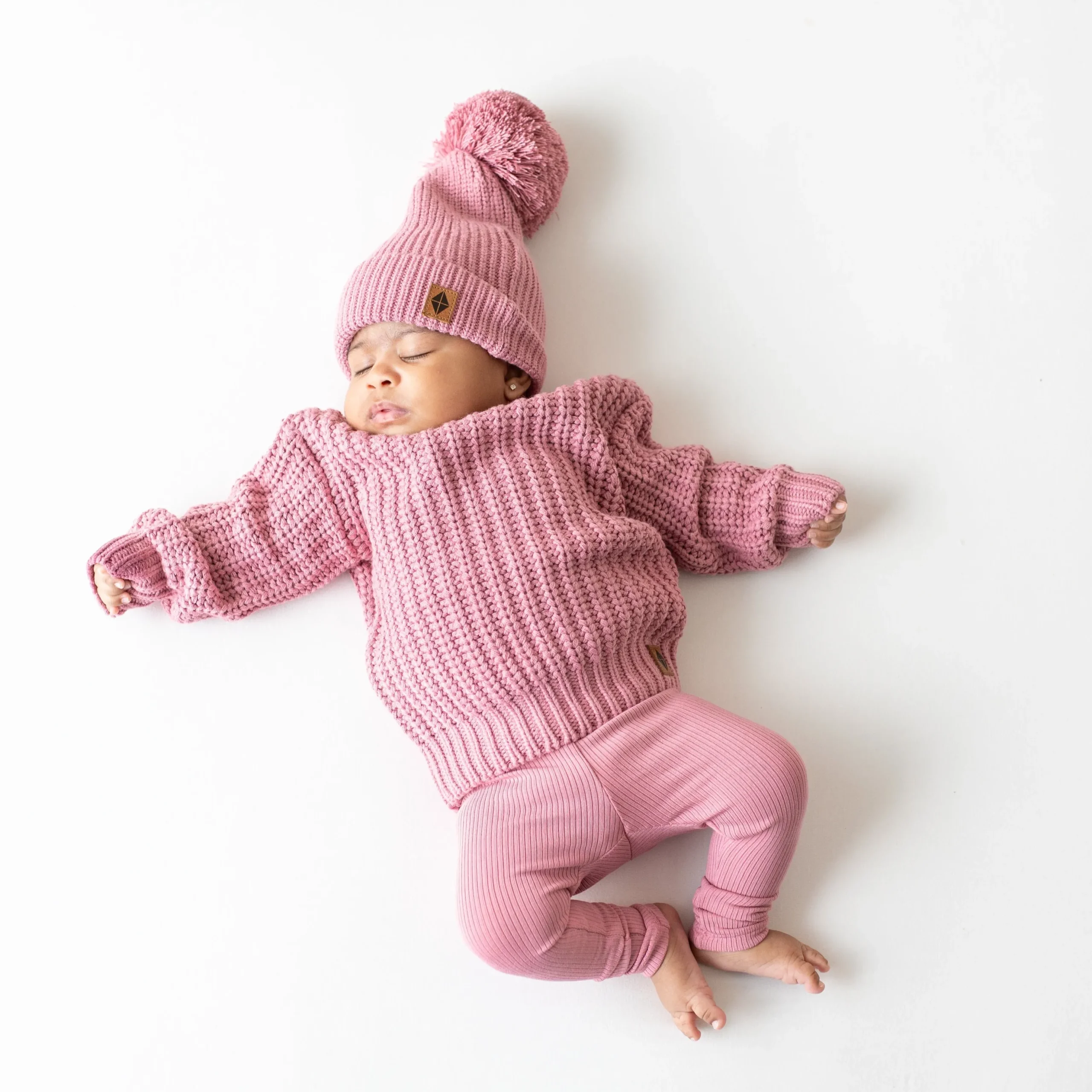 Chunky Knit Sweater in Apple Blossom