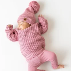 Chunky Knit Sweater in Apple Blossom