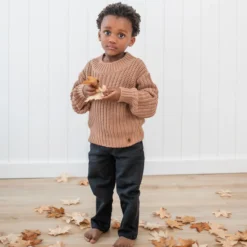 Chunky Knit Sweater in Latte