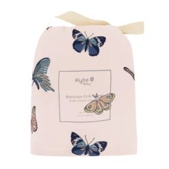 Crib Sheet in Blush Butterfly