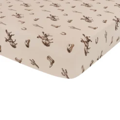 Crib Sheet in Classic Cowboy