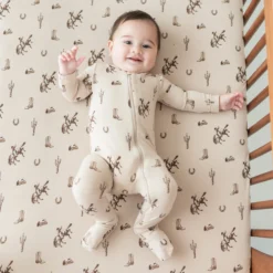 Crib Sheet in Classic Cowboy