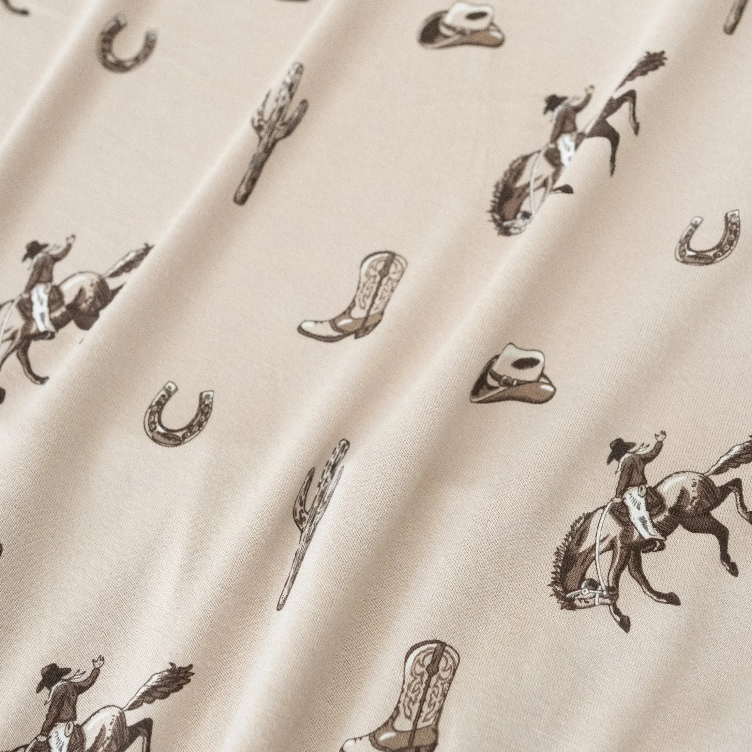 Crib Sheet in Classic Cowboy