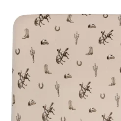 Crib Sheet in Classic Cowboy