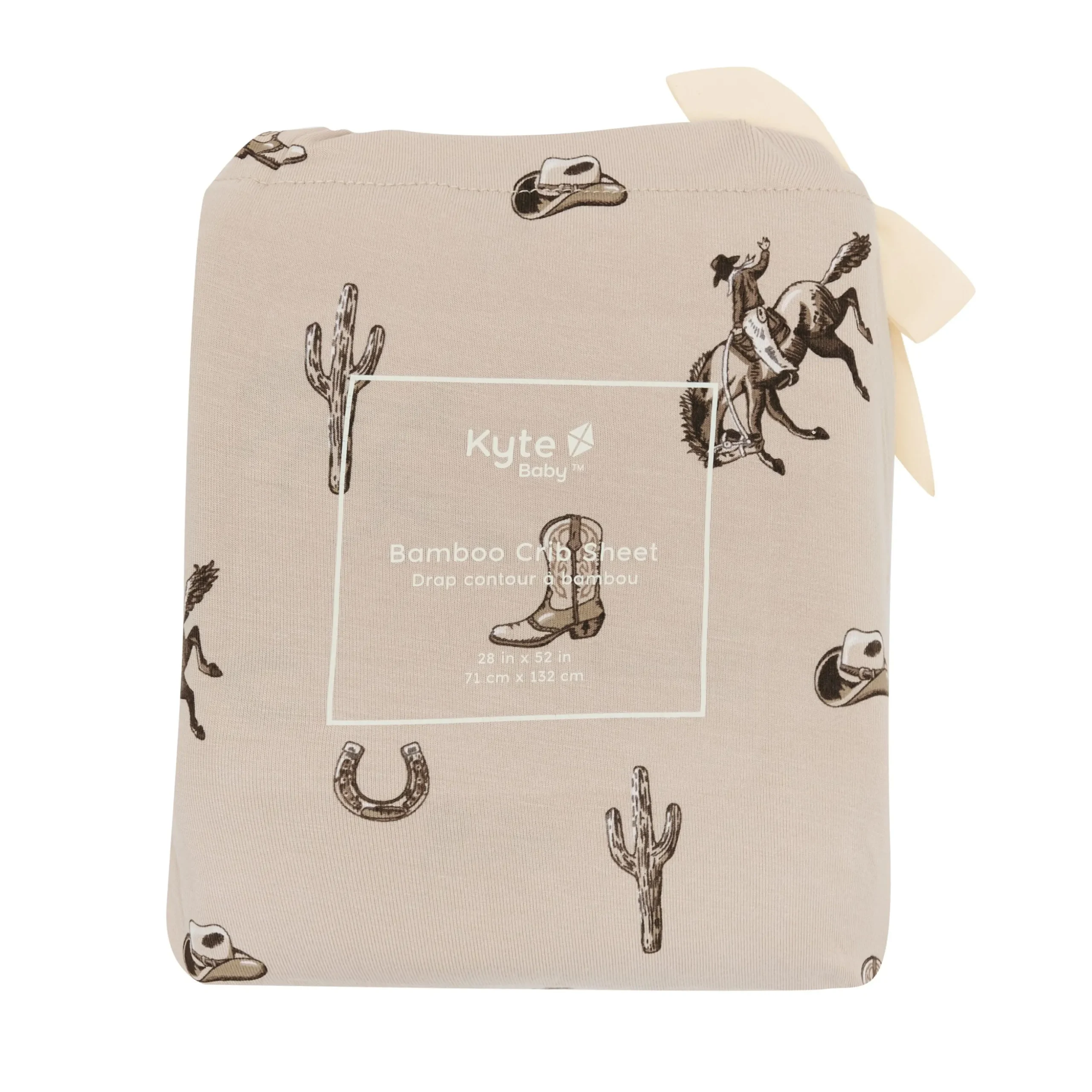 Crib Sheet in Classic Cowboy