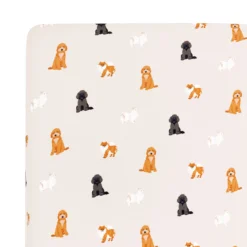 Crib Sheet in Fluffy Dog