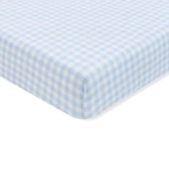 Crib Sheet in Gingham Breeze