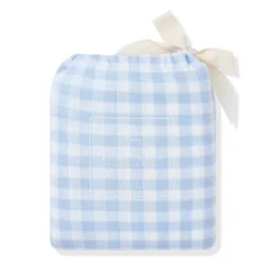 Crib Sheet in Gingham Breeze