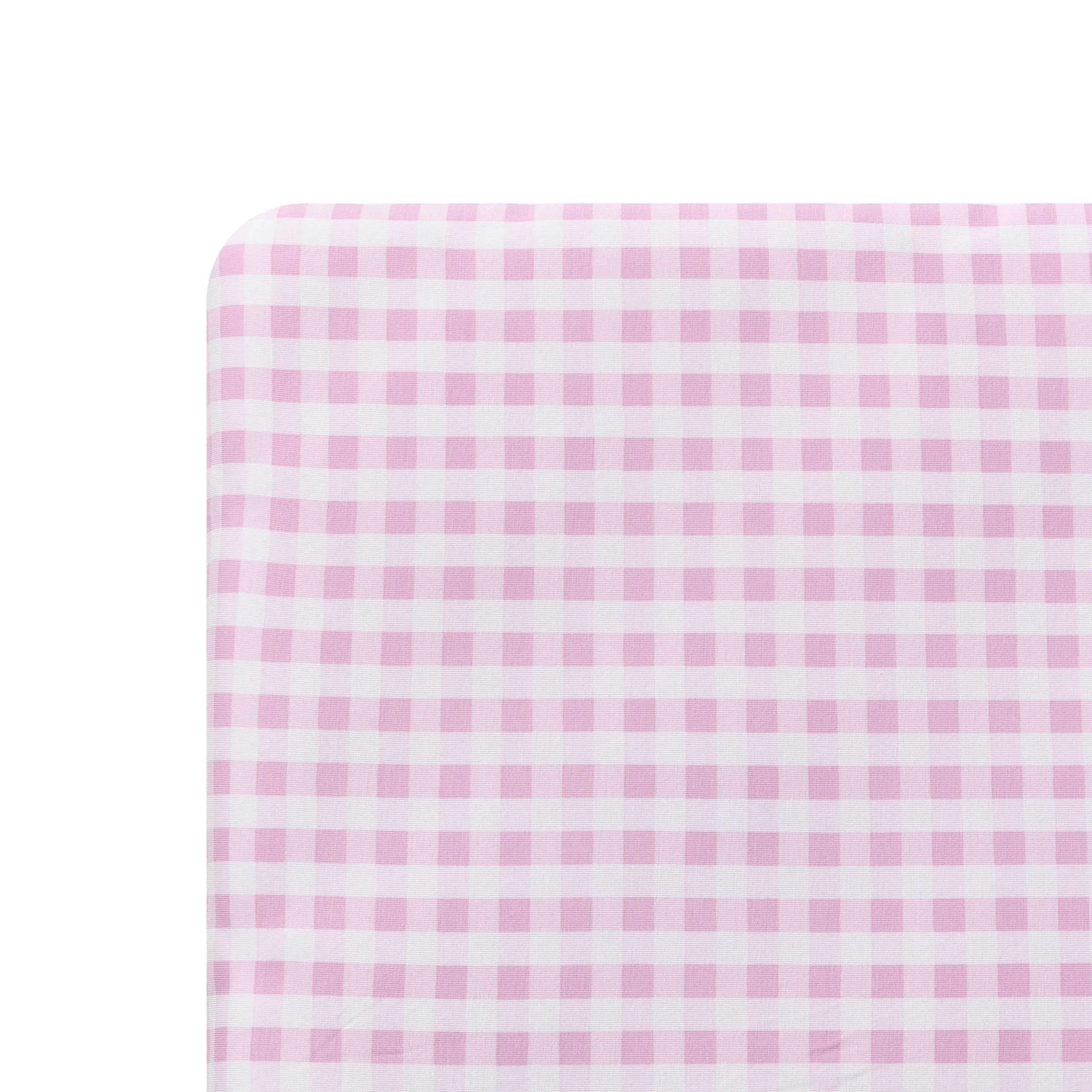 Crib Sheet in Gingham Thistle