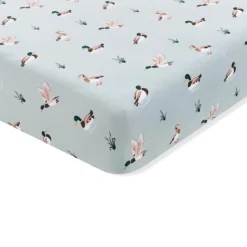 Crib Sheet in Mallard Duck