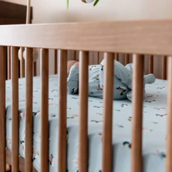 Crib Sheet in Mallard Duck