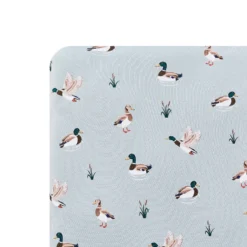 Crib Sheet in Mallard Duck
