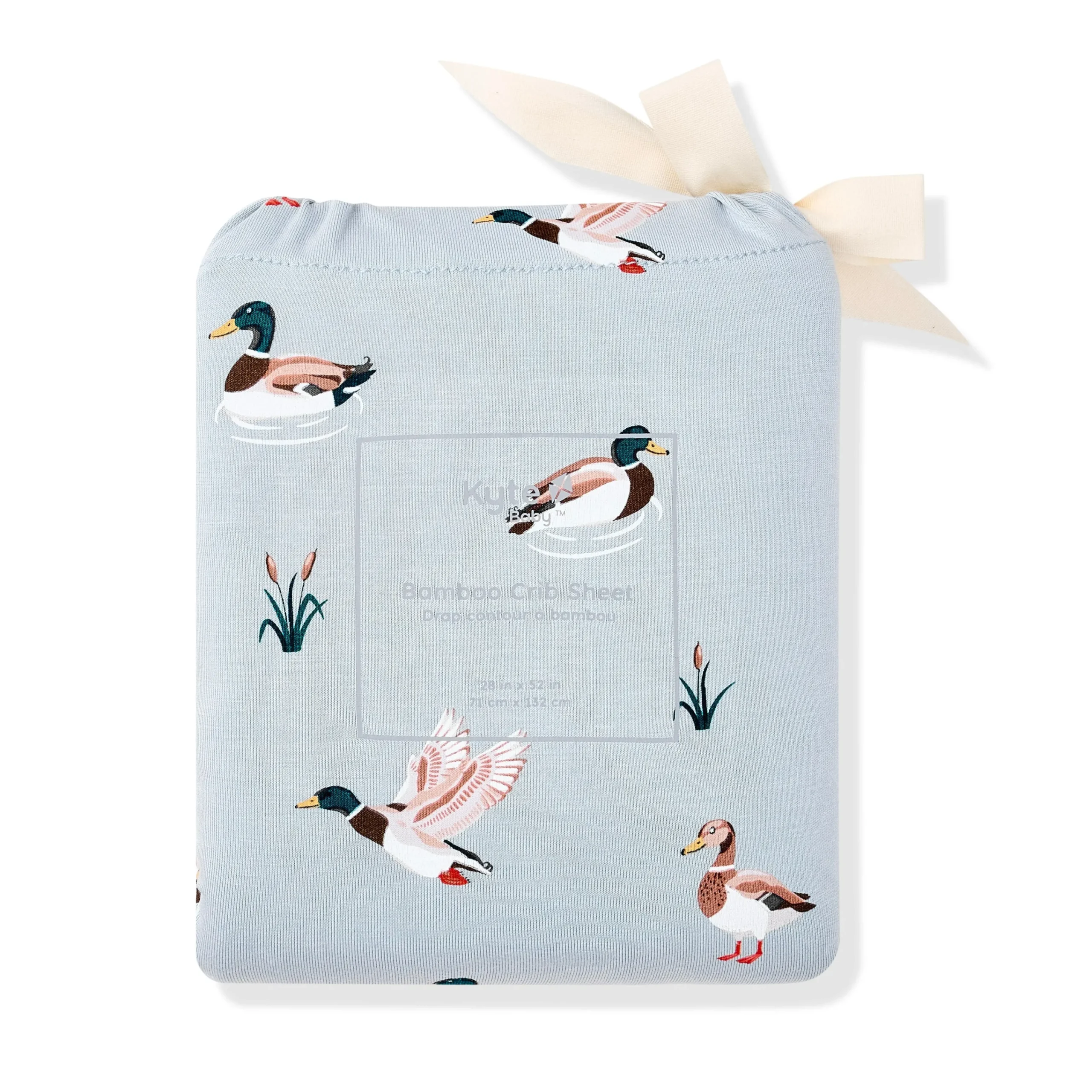Crib Sheet in Mallard Duck