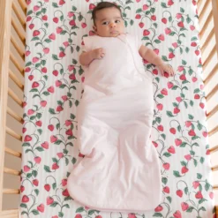 Crib Sheet in Strawberry Fields