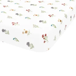 Crib Sheet in Wildflower