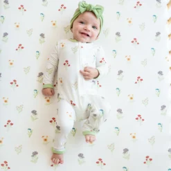 Crib Sheet in Wildflower
