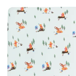 Crib Sheet in Winnie the Pooh Hundred Acre Wood