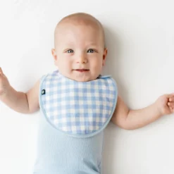 Cushy Bib in Gingham Breeze
