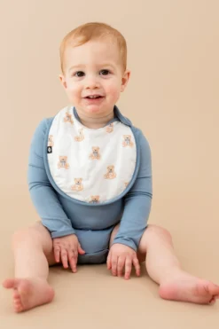 Cushy Bib in Teddy Bear
