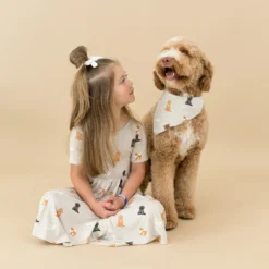 Dog Bandana in Fluffy Dog