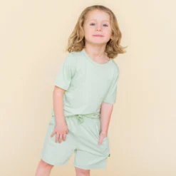 Drawstring Short in Basil