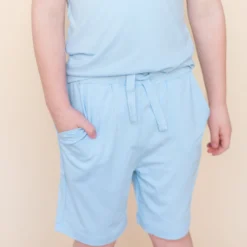 Drawstring Short in Breeze