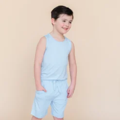 Drawstring Short in Breeze