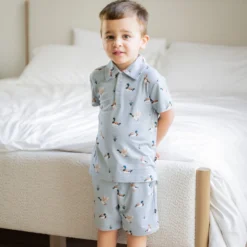 Drawstring Short in Mallard Duck
