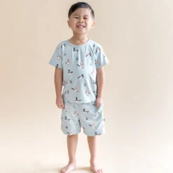 Drawstring Short in Mallard Duck