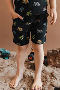 Drawstring Short in Monster Truck