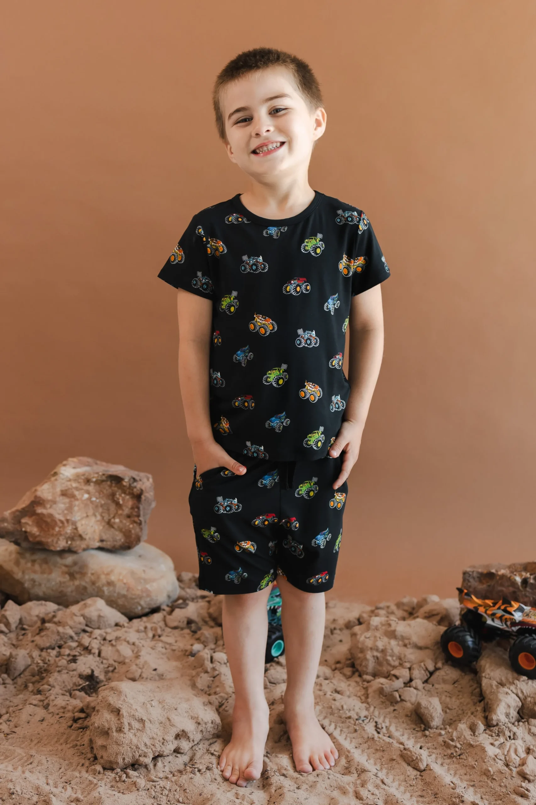 Drawstring Short in Monster Truck