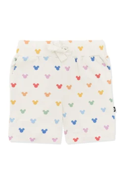 Drawstring Short in Pastel Mickey Mouse