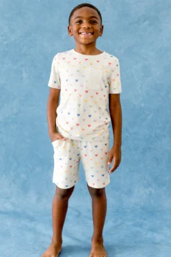 Drawstring Short in Pastel Mickey Mouse