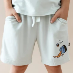 Drawstring Short in Winnie the Pooh on Dew