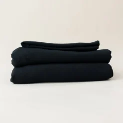 Fitted Sheet with Pillowcases in Midnight